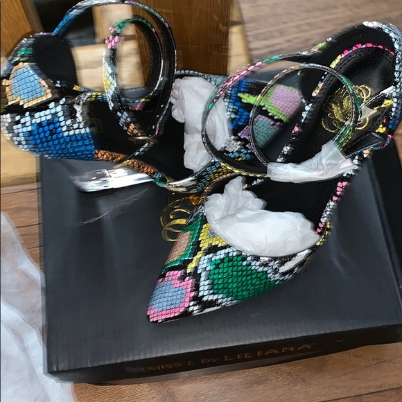 Multi color wedges / heels - Picture 3 of 7